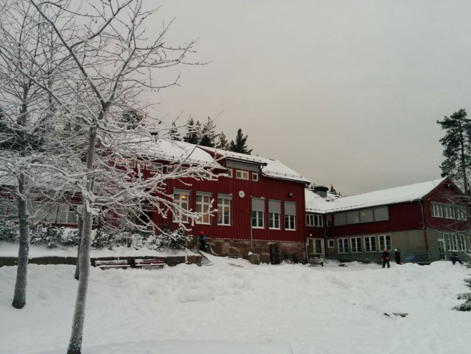 Maridalen skole - Vinter